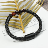 Tiger's Eye Magnetic Buckle Elegant Bracelet