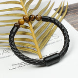 Tiger's Eye Magnetic Buckle Bracelet for Anxiety Relief
