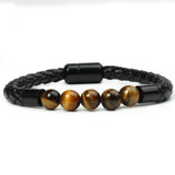 Tiger's Eye Magnetic Buckle Bracelet for Anxiety Relief