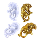 Tiger-shape Decor Mold DIY Desktop Ornaments Pendant Jewelry Epoxy Resin Mold