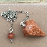 Tigers Eye Lapis Lazuli Opal Carnelian Aventurine Goldstone Pendant