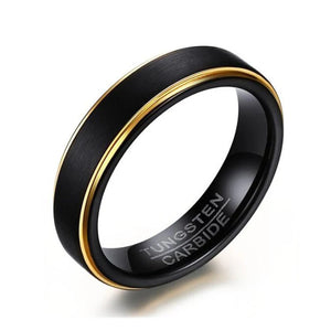 Tigrade Tungsten Ring Men Brushed Carbide Wedding Band