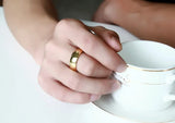 Tigrade Domed Men Tungsten Ring Rose Gold, Gold,Silver Pure Carbide Ring