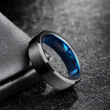 Tigrade Men Tungsten Ring 4/6/8mm Wedding Band Engagement