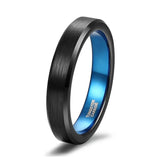 Tigrade Men Tungsten Ring 4/6/8mm Wedding Band Engagement