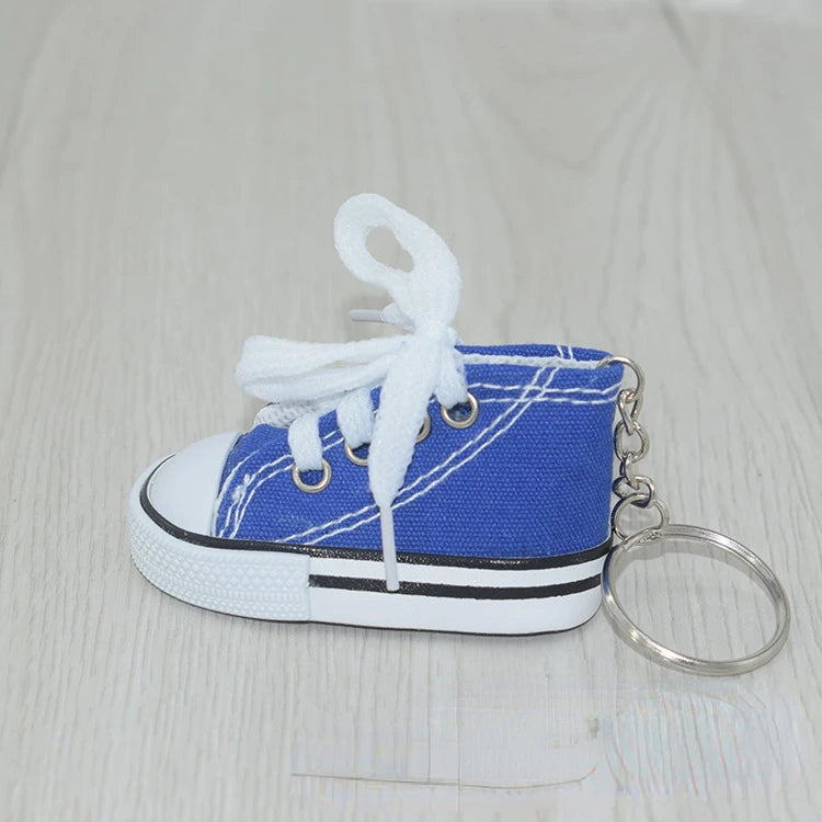 Canvas Shoe Keychain Board Shoes Pendant Mini Small shoes Key Ring