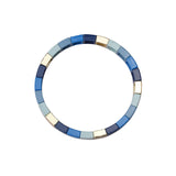 Enamel Tila Tile Bead Bracelets Boho Tile Bangle Bracelet Set