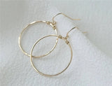 Timeless Classic Circle Earrings 14K Filled Jewelry Boho Drop Earrings