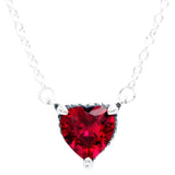 925 Silver Elegance Heart Mum Infinity Necklace for Women