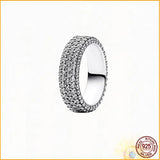 Timeless Ring with Adiant Heart Pav
