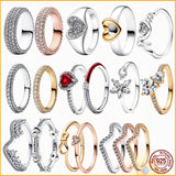 Timeless Ring with Adiant Heart Pav
