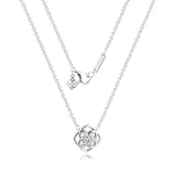 Timeless Rose Petals Girl Collier Necklace for Women