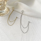 Timlee E039 Punk Chain Clip Ear Cuff Jewelry