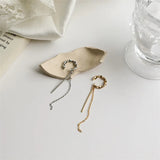 Timlee E039 Punk Chain Clip Ear Cuff Jewelry