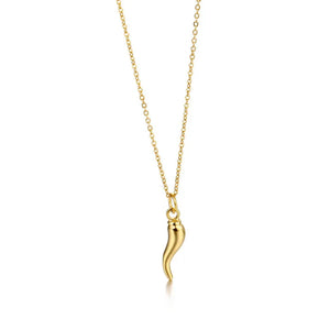 Timlee N050 Pepper Titanium Steel Pendant Necklace
