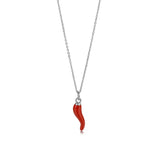 Timlee N050 Pepper Titanium Steel Pendant Necklace