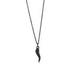 Timlee N050 Pepper Titanium Steel Pendant Necklace