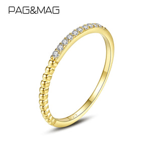 Tiny CZ Girl Ring 925 Sterling Silver Minimalist Dainty Cheap Hot