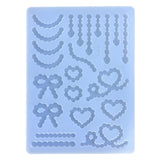 Silicone Mold for Resin Quicksand Craft Heart Strip