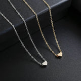 Tiny Heart Necklace for Women Bohemian Choker Gift