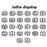 Tiny Initial Letter Name Stud Earrings A-Z Alphabet Stud Earings couple Gift