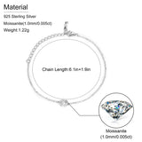 Initial Alphabet Charms Bracelet 925 Sterling Silver for Women Girl