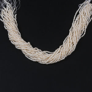 Tiny Natural Freshwater Pearl 2.5-2.8mm Potato Bead String