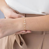 Natural Pearl Bracelet 925 Silver Boho Charms Vintage Minimalism Bracelet