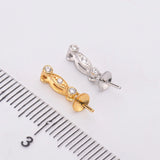 Tiny Pearl Pendant Base Women DIY Pearl Jewelry Findings
