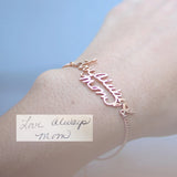 Personalized Handwriting Name Bracelet For Women Gift