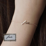Personalized Handwriting Name Bracelet For Women Gift