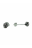 Studded Tangle Ball Earrings 925 Silver Earrings
