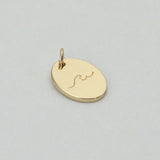Tiny Wave Pattern Pendant Charms for Jewelry Making DIY Necklace Bracelet