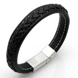 Tisnium Leather Bracelet For Men Gothic Jewelry Halloween Punk Hip-Hop