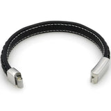 Tisnium Leather Bracelet For Men Gothic Jewelry Halloween Punk Hip-Hop