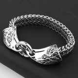 Tisnium Tercel Men's Bracelet Silver Cuban Chain Stainless Steel Jewelry