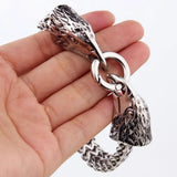 Tisnium Tercel Men's Bracelet Silver Cuban Chain Stainless Steel Jewelry