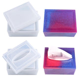Crystal Epoxy Resin Tissue Box Mold DIY Craft Home Decoration