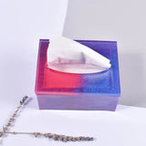 Crystal Epoxy Resin Tissue Box Mold DIY Craft Home Decoration