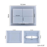 Crystal Epoxy Resin Mold Jewelry Storage Silicone Mould