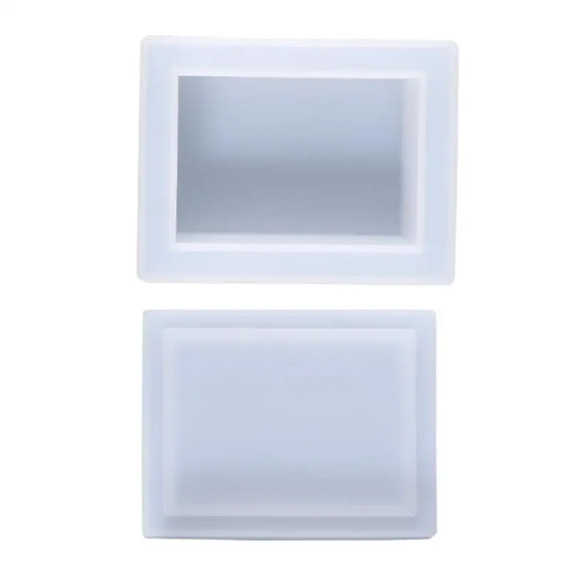 Crystal Epoxy Resin Mold Tissue Box Jewelry Storage Silicone Mould