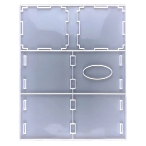 Silicone Tissue Box Mold DIY Resin Organizer Case