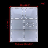 Silicone Tissue Box Mold DIY Resin Organizer Case