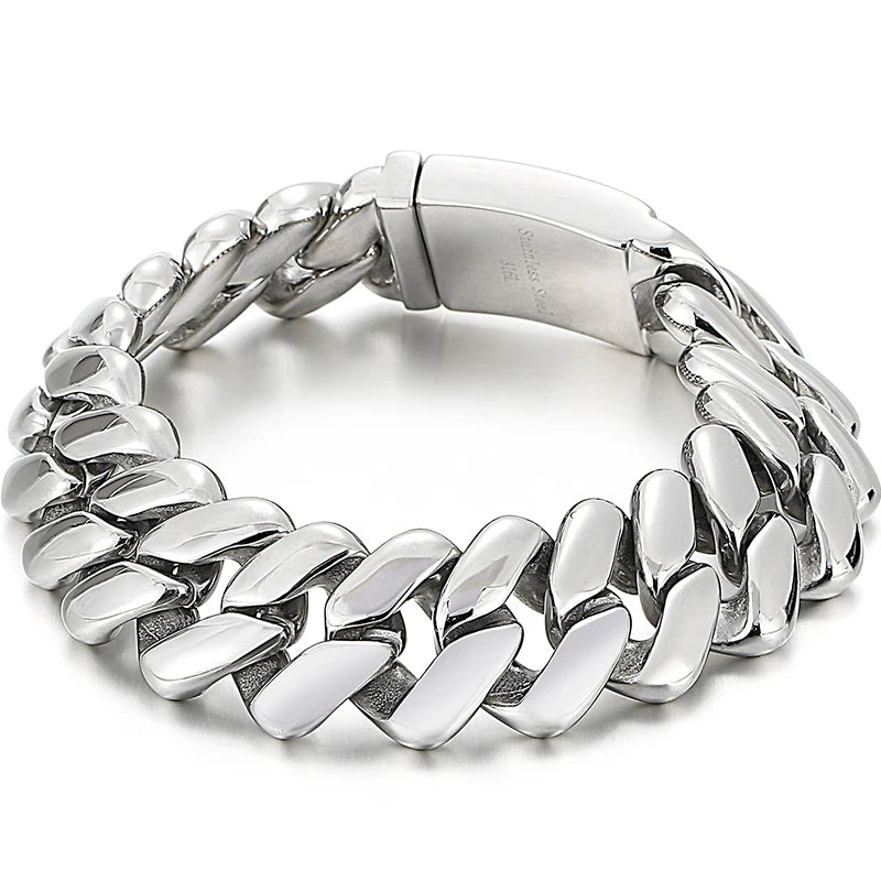 Titanium Bracelet Stainless Steel Men's Chain Bracelet