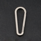 Titanium Alloy Keychain Waist Hanging Chain Ring Buckles Car Accessories