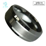 Titanium Tungsten Carbide Men's Wedding Band Ring Bridal Jewelry