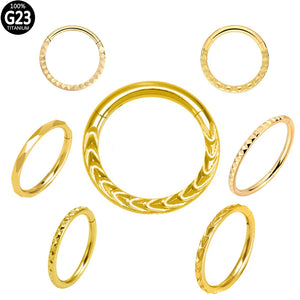 Titanium Crystal Tragus Diaphragm Nose Ring