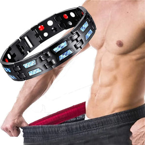 Titanium Magnetic Bracelet Carbon Fiber
