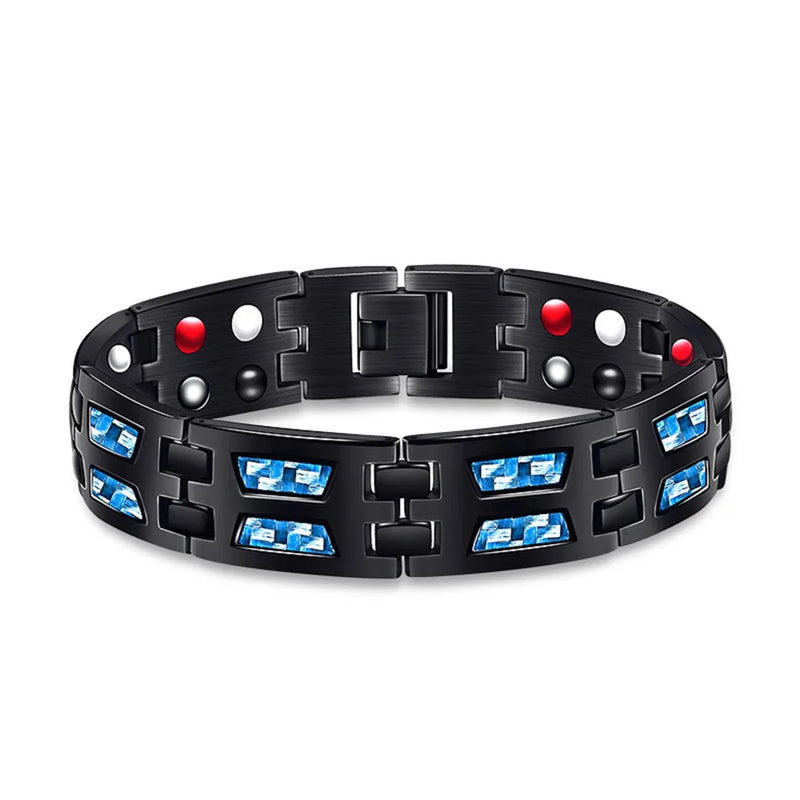 Titanium Magnetic Bracelet Carbon Fiber