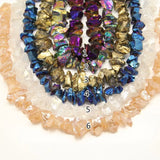 Titanium Quartz Rough Stones Chip Loose Beads Necklace Bracelet Bulk